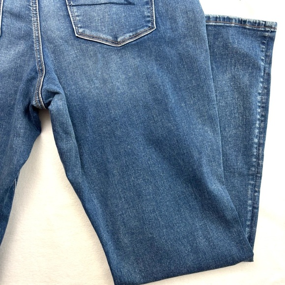 American Eagle Double Button Super Curvy HighRise Stretch Flare Jean Size 20L - Picture 10 of 15